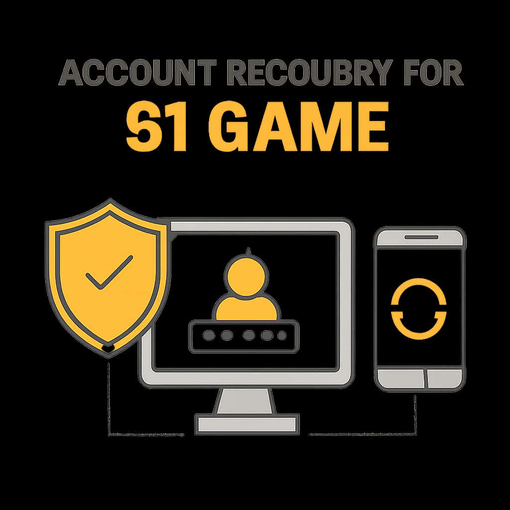 Diagram illustrating account recovery steps for 51 Game.