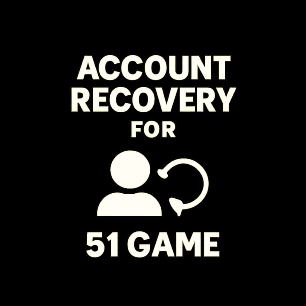 Icon representing account recovery for 51 Game.