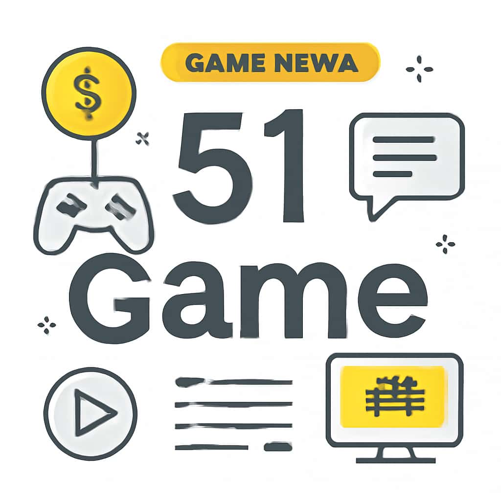 An educational illustration depicting the key features of 51 Game News.