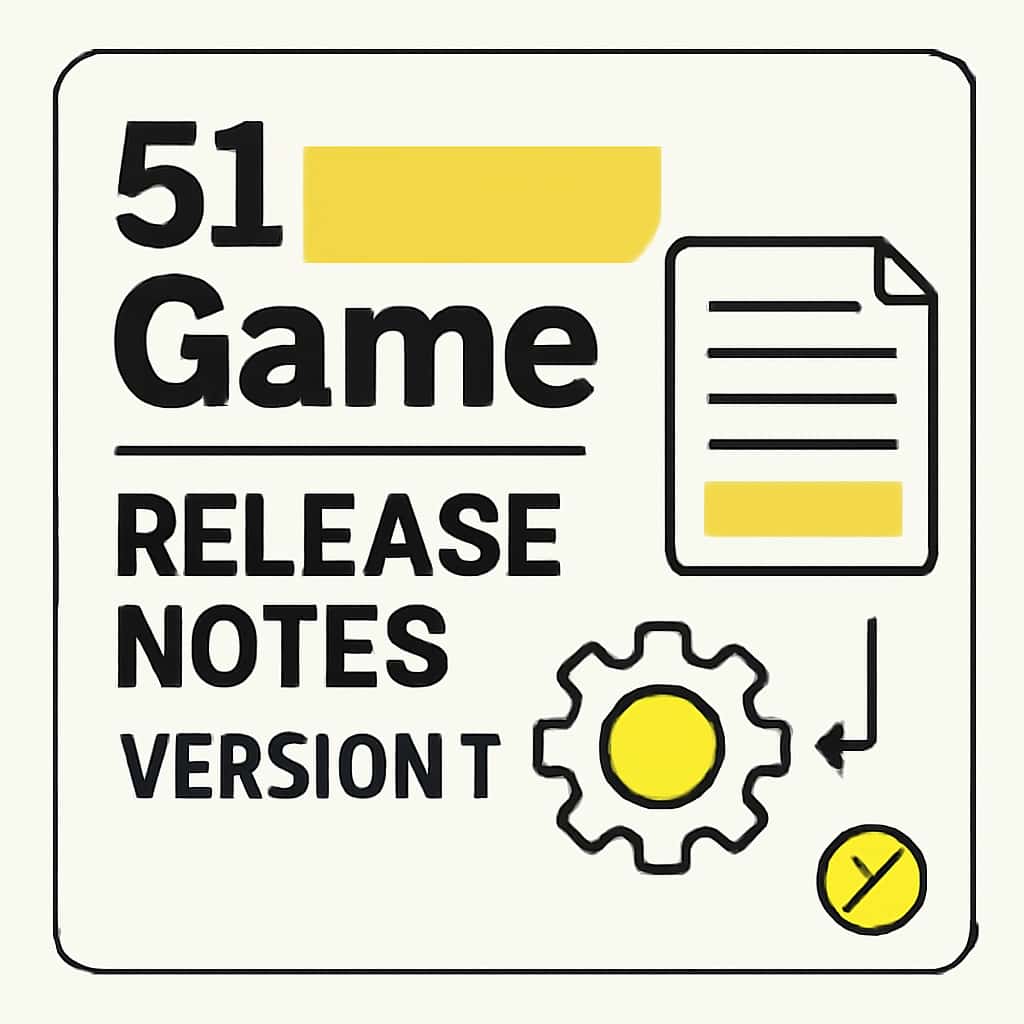 An educational diagram outlining key updates in 51 Game.