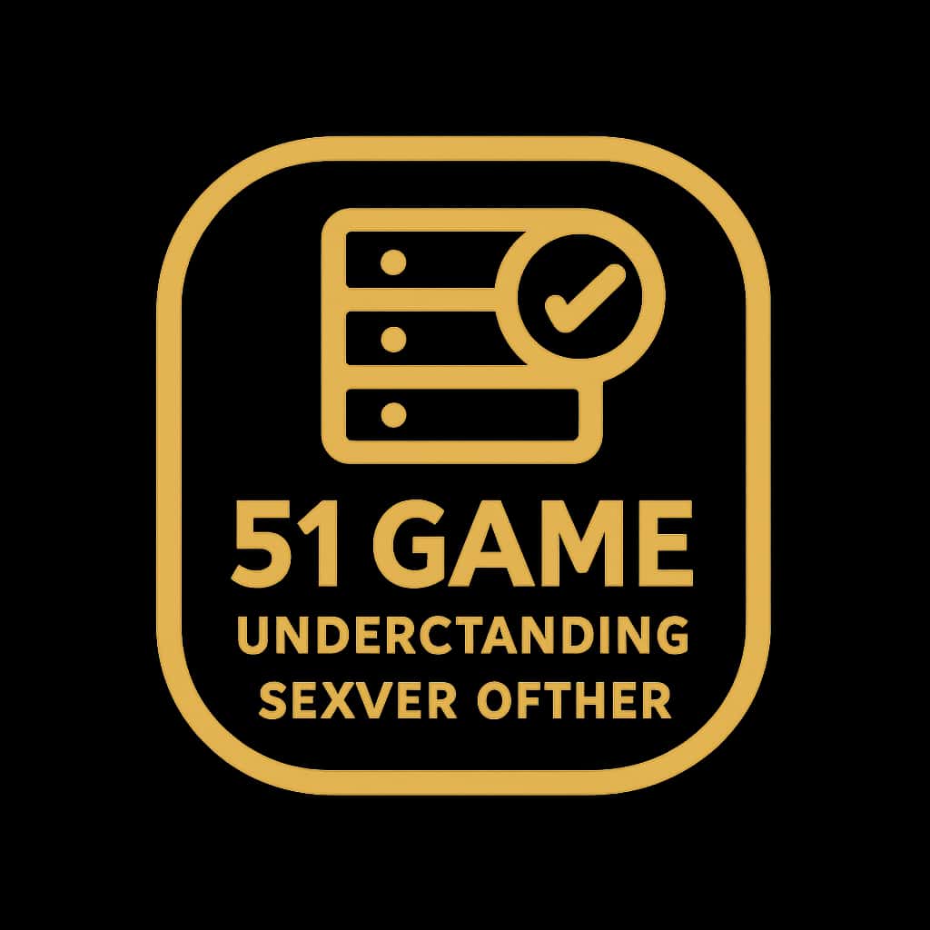 Badge representing 51 Game server uptime information.