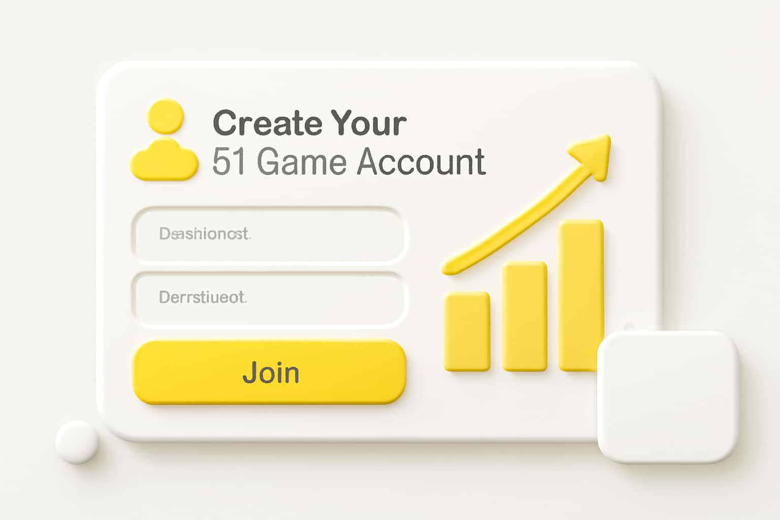 Create Your 51 Game Account Interface